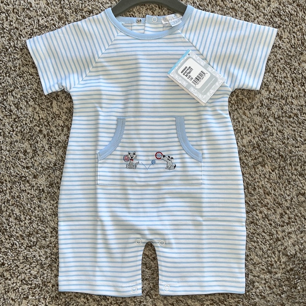 NWT Kissy Kissy shortsleeve play suit - size 3-6 months